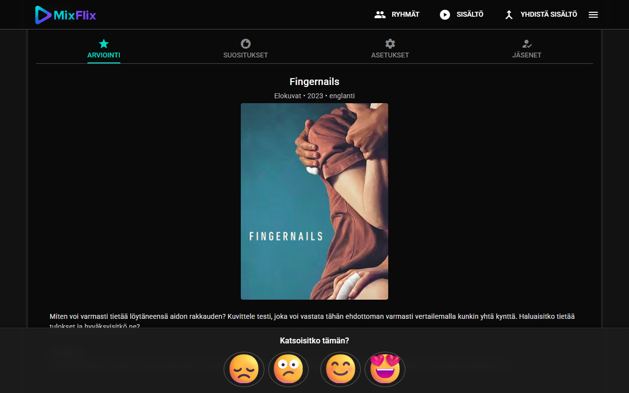 Videosuosituspalvelu ryhmille