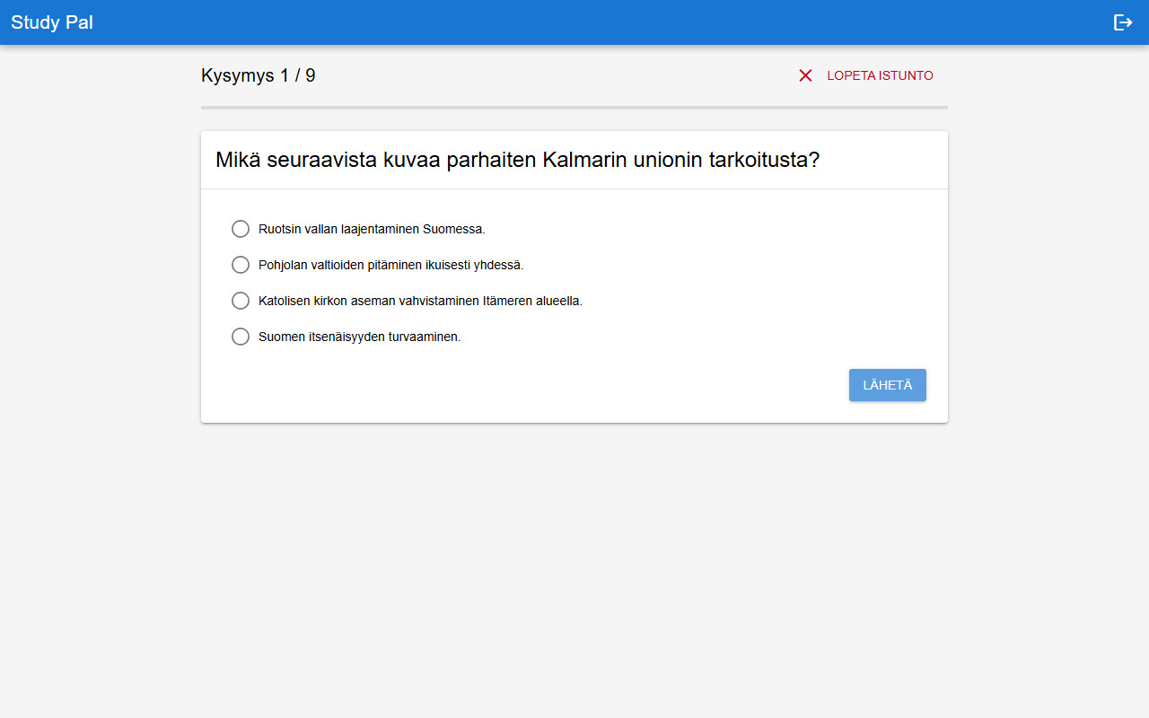 Tekoälypohjainen tenttiapuri